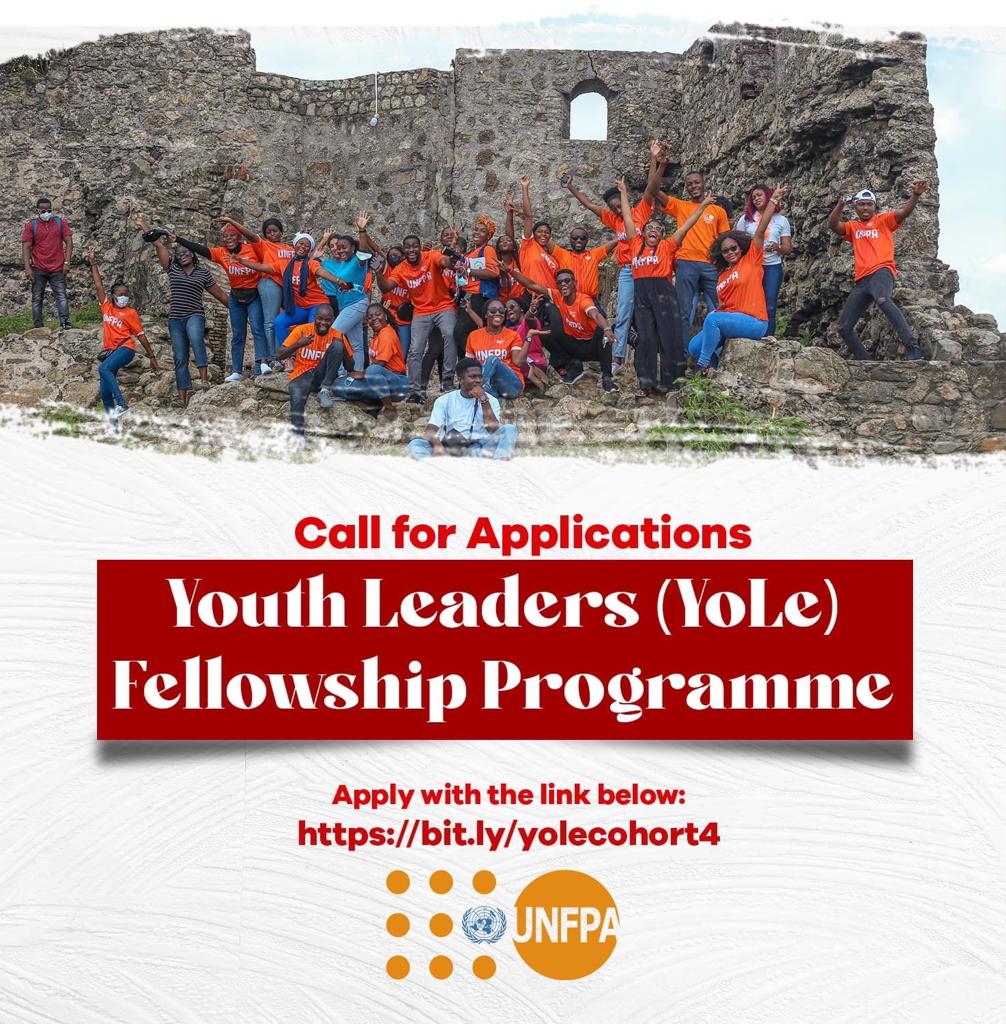 Read more about the article Applications for 4th Cohort of the UNFPA GHANA Youth Leaders (YoLe) Fellowship Program Opened