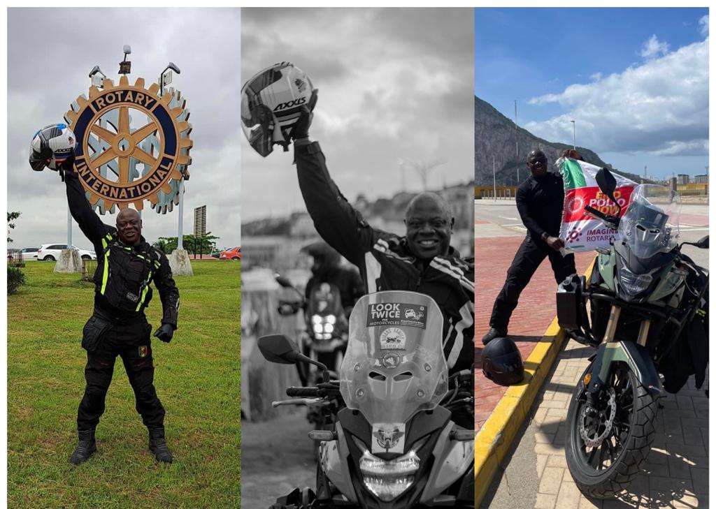 Read more about the article Meet Kunle Adeyanju, the Nigerian who cycled from London to Lagos to fundraise for charity