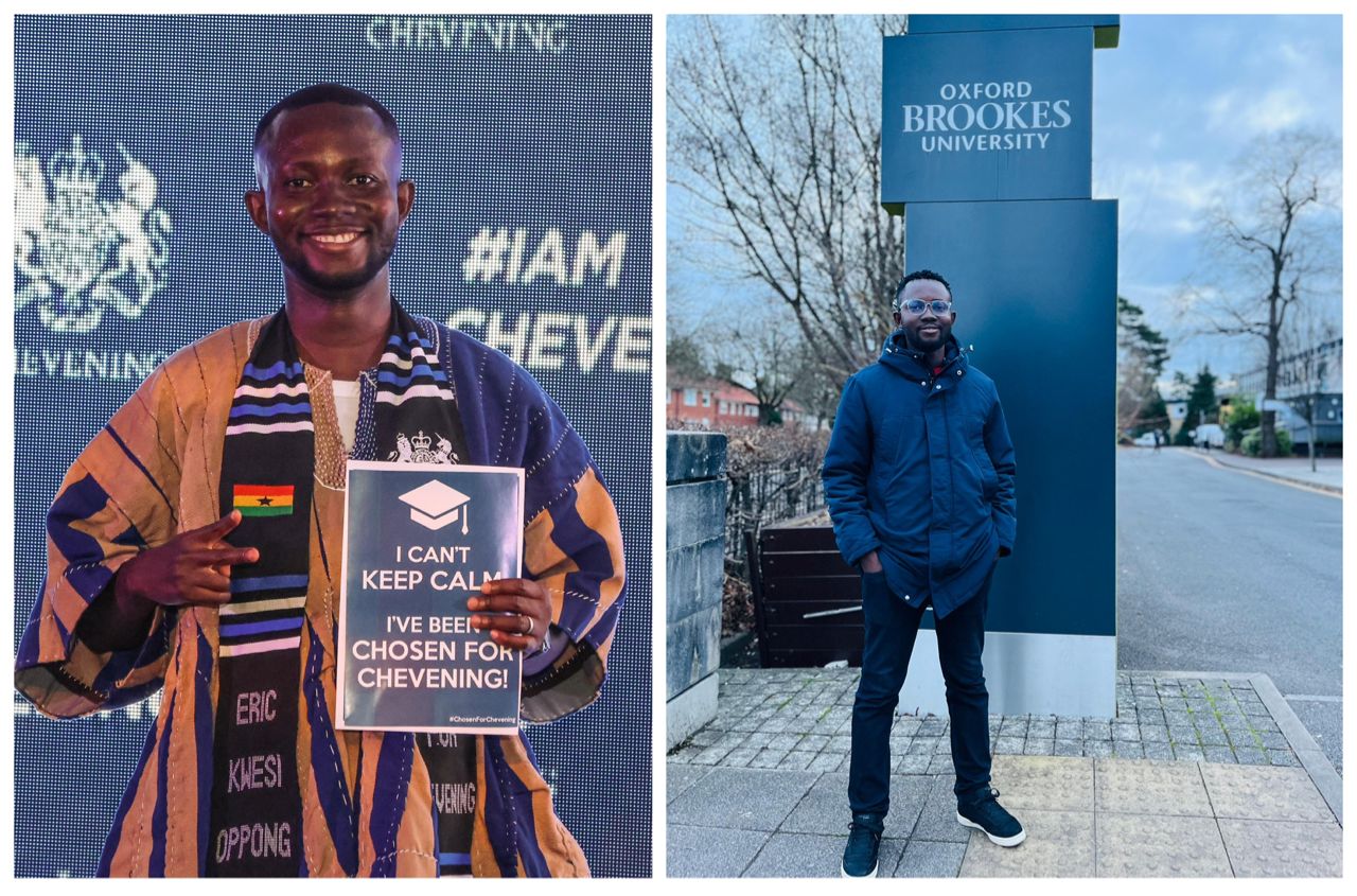 Eric Kwesi Oppong Begins Academic Journey as Chevening Scholar at Oxford Brookes University